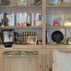 Bibliothèque en chêne ciré