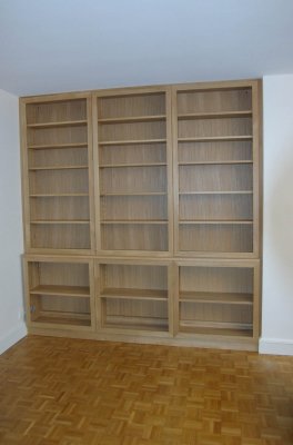 Bibliothèque en chêne 