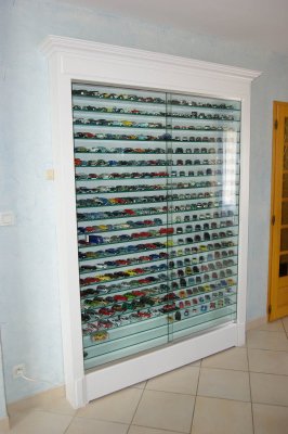 Vitrine portes coulissantes 
