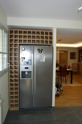 Range-bouteilles à sa place