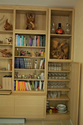 Détail rangement des verres