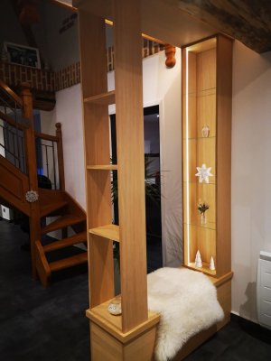 Séparateur d'espace vue de près