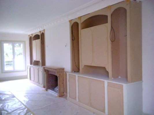 Bibliothèque prête à peindre