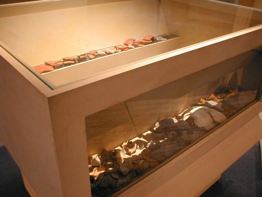 Présentoir vitrine en bois