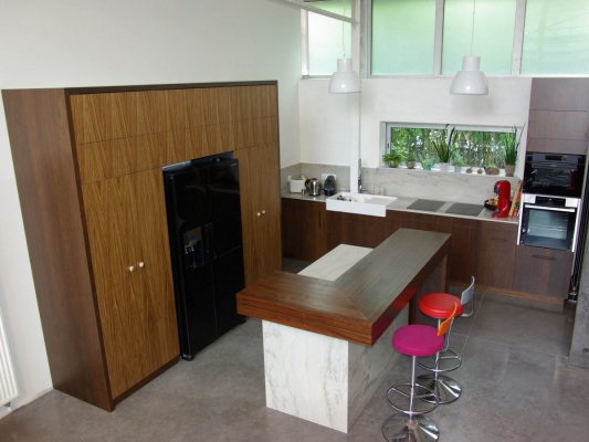 L'îlot côté repas