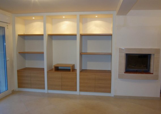 Bibliothèque meuble TV