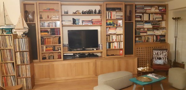 Bibliothèque investie ouverte