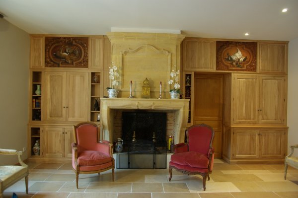 Meubles sur mesure en chêne ciré