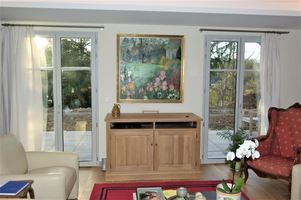 Meuble TV avec élévateur