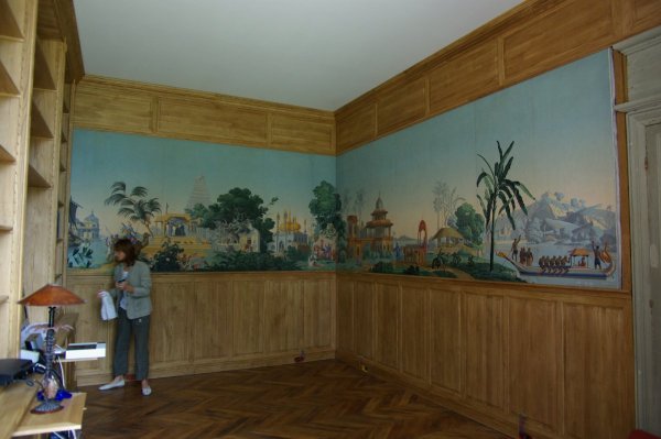 Habillage et fresque peinte