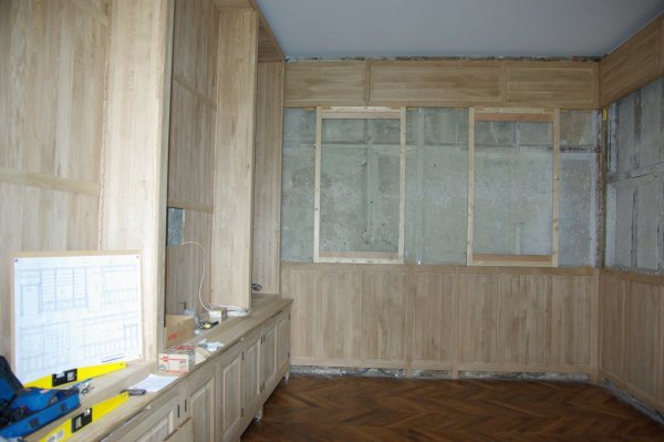 Structure du meuble avant cire