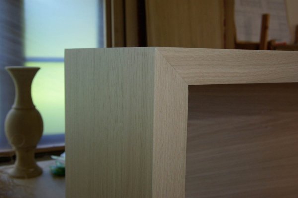 Détail coupe d'onglet