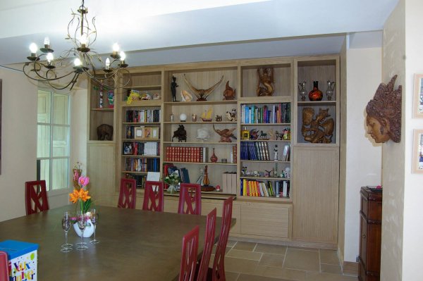 Vue d'ensemble du living